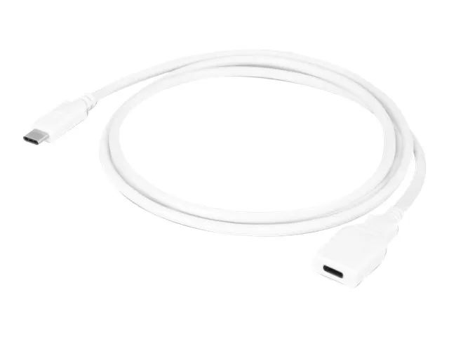 Urban Factory Cable USB-C extension 1m white (USB-C male to USB-C female)