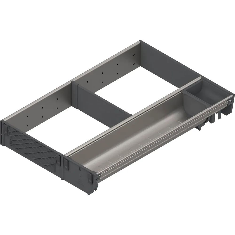 BLUM ORGA-LINE Einzel-Set KB 400/NL 450 mm Edelstahl/Kunststoff