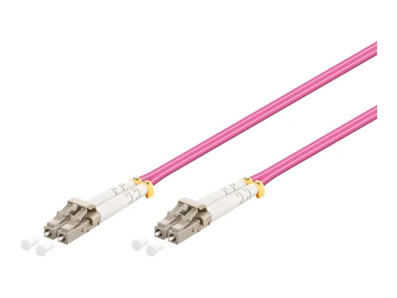 Goobay Netzwerkkabel - LC Multi-Mode (M) zu LC Multi-Mode (M) 3m violett