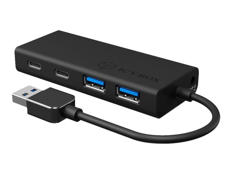 ICY BOX IB-HUB1426-U3 - Hub - 2 x SuperSpeed USB 3.0 + 2 x USB-C