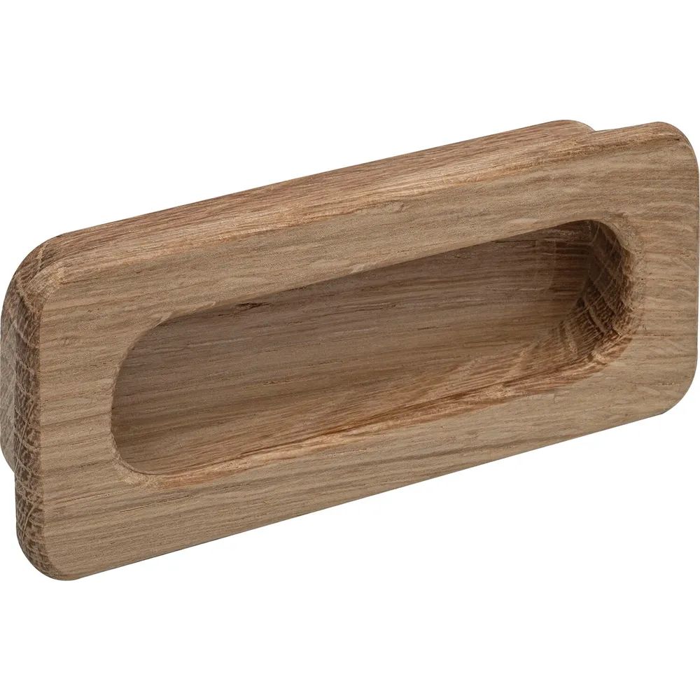 Alles im Griff Muschelgriff Cidras Breite 110 mm, Einlassmaß 102 x 42 mm, Eiche roh