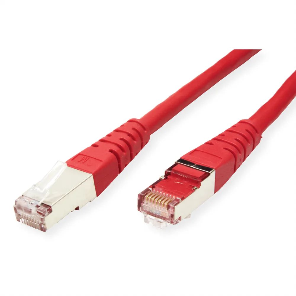 ROLINE Patchkabel Cat.6 (Class E) S/FTP (PiMF), rot, 20 m