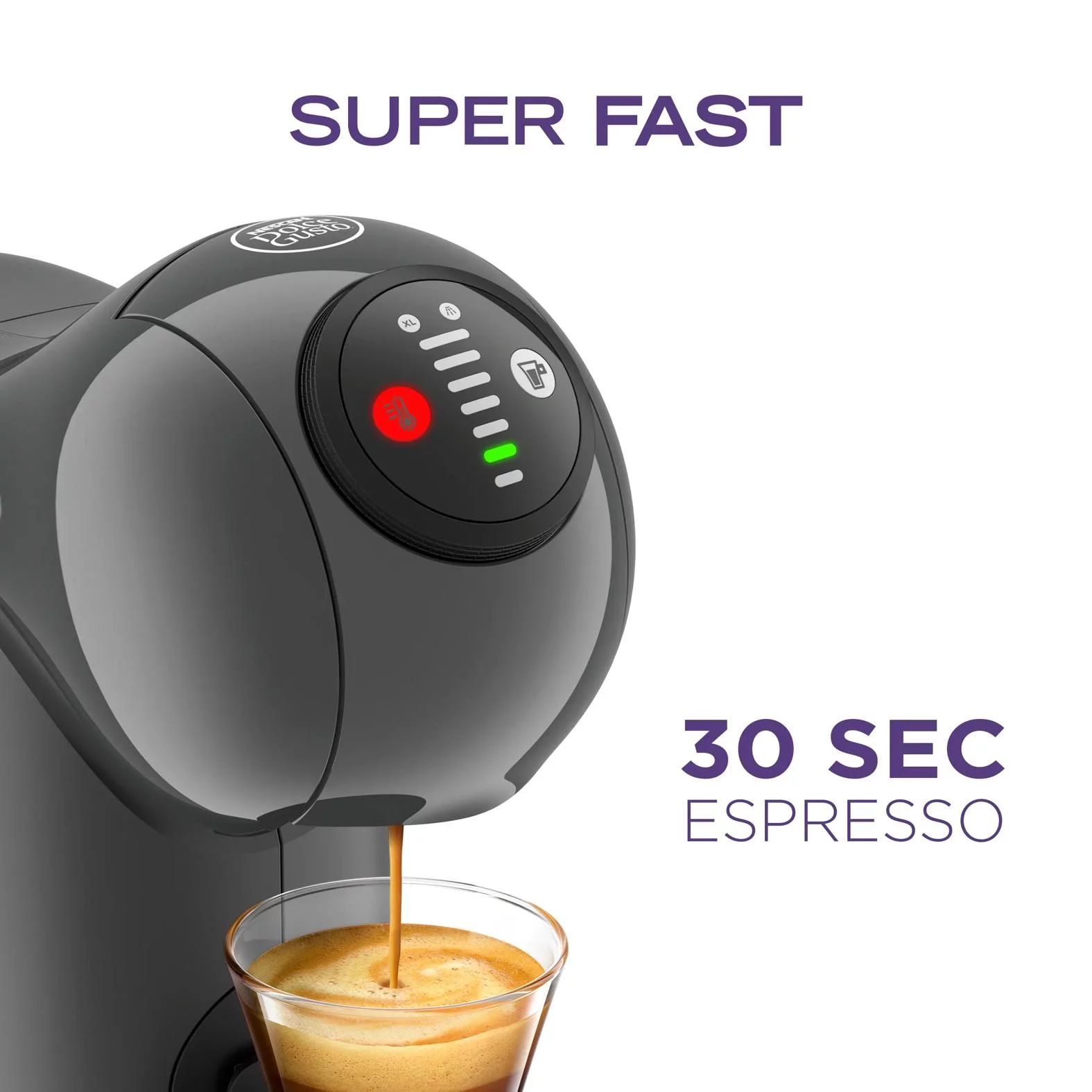KRUPS NESCAFÉ® Dolce Gusto® KP243B  Kapselmaschine GENIO S - Anthrazit
