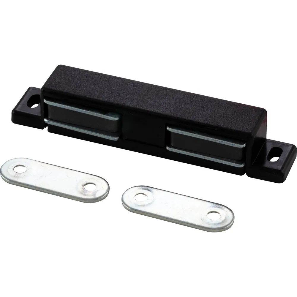 MACO Doppelmagnetschnapper Type 4.2, Haltekraft 4 kg, 2 Loch, Kunststoff schwarz