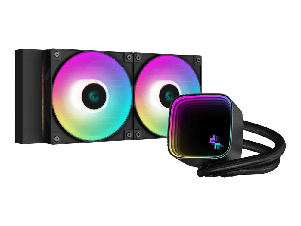 Deepcool Infinity Series LS520 SE - Prozessor-Flüssigkeitskühlsystem - Kühlergröße: 240 mm - (für: LGA1155, LGA1150, LGA1151, AM4, LGA1200, LGA1700, AM5)