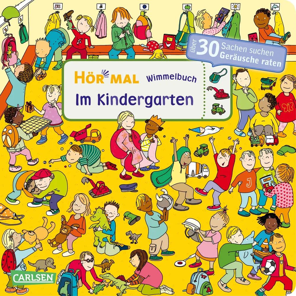 Carlsen Verlag GmbH Hör mal: Wimmelbuch: Im Kindergarten