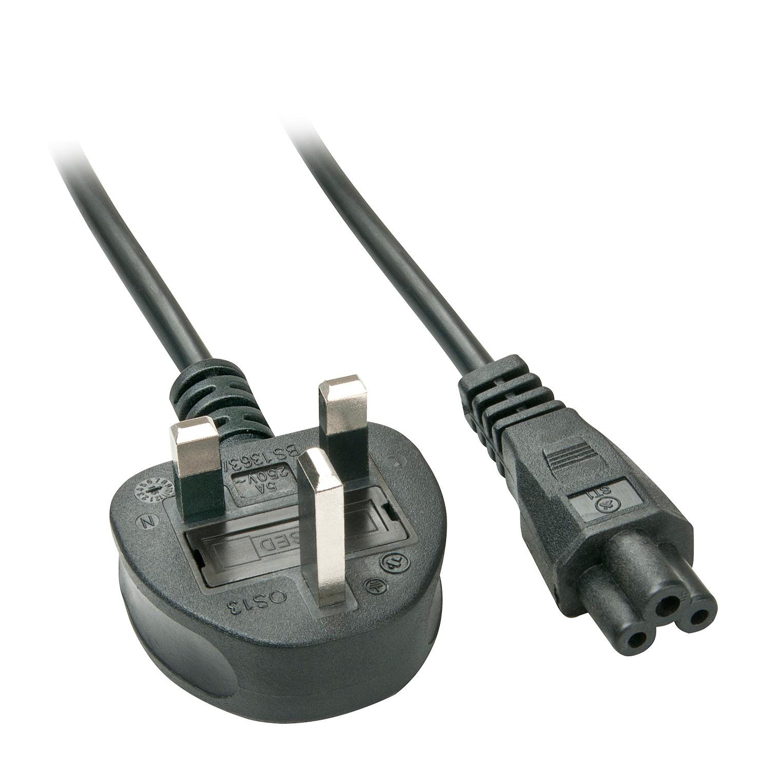 Lindy Stromkabel - IEC 60320 C5 zu BS 1363 (M)