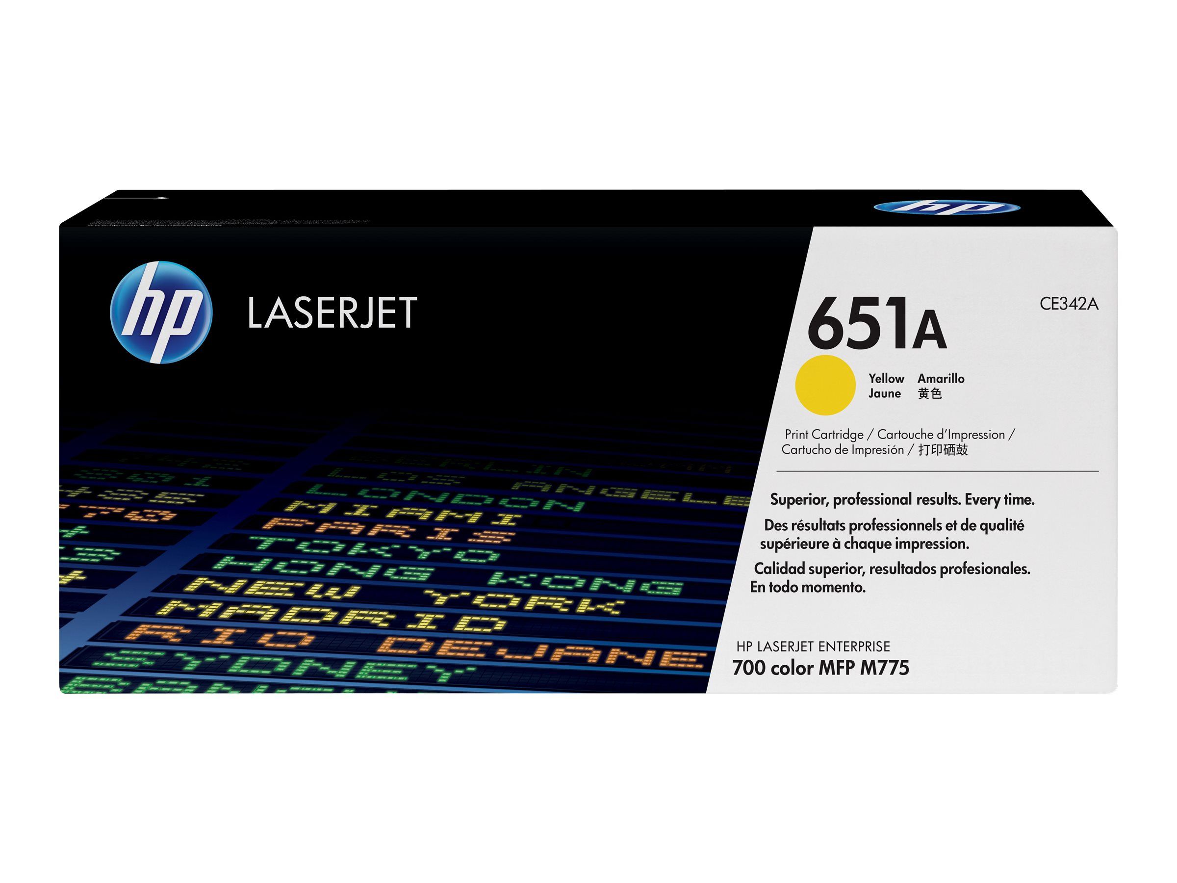 HP 651A - Gelb - original - LaserJet - Tonerpatrone (CE342A)
