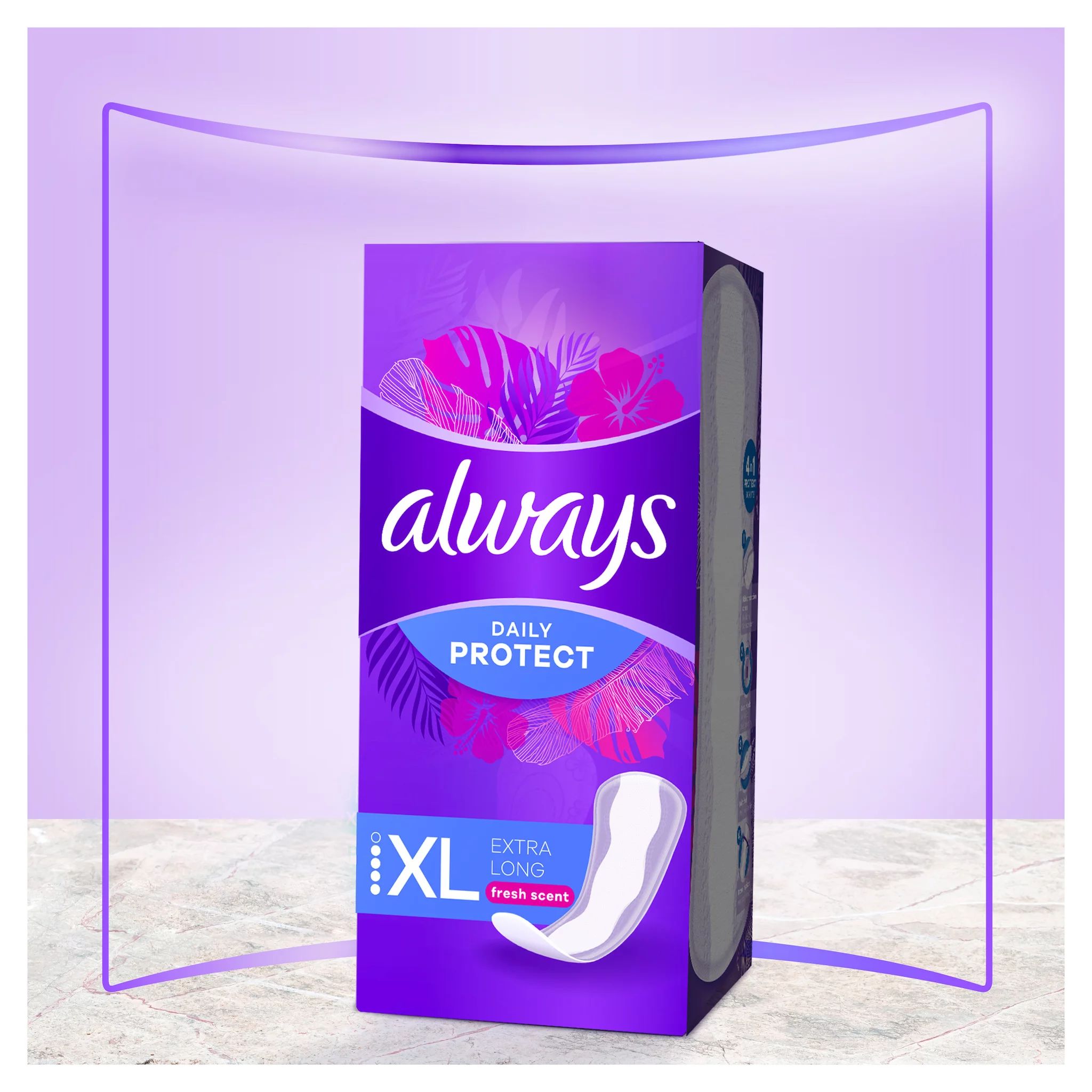 always Daily Protect Extra Long mit Frischeduft, 40Stk.