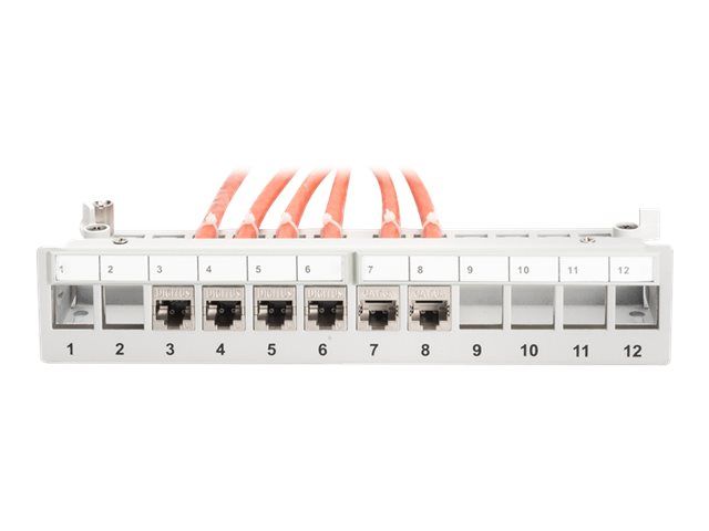 DIGITUS Modulares Desktop Patch Panel, geschirmt, 12-Port