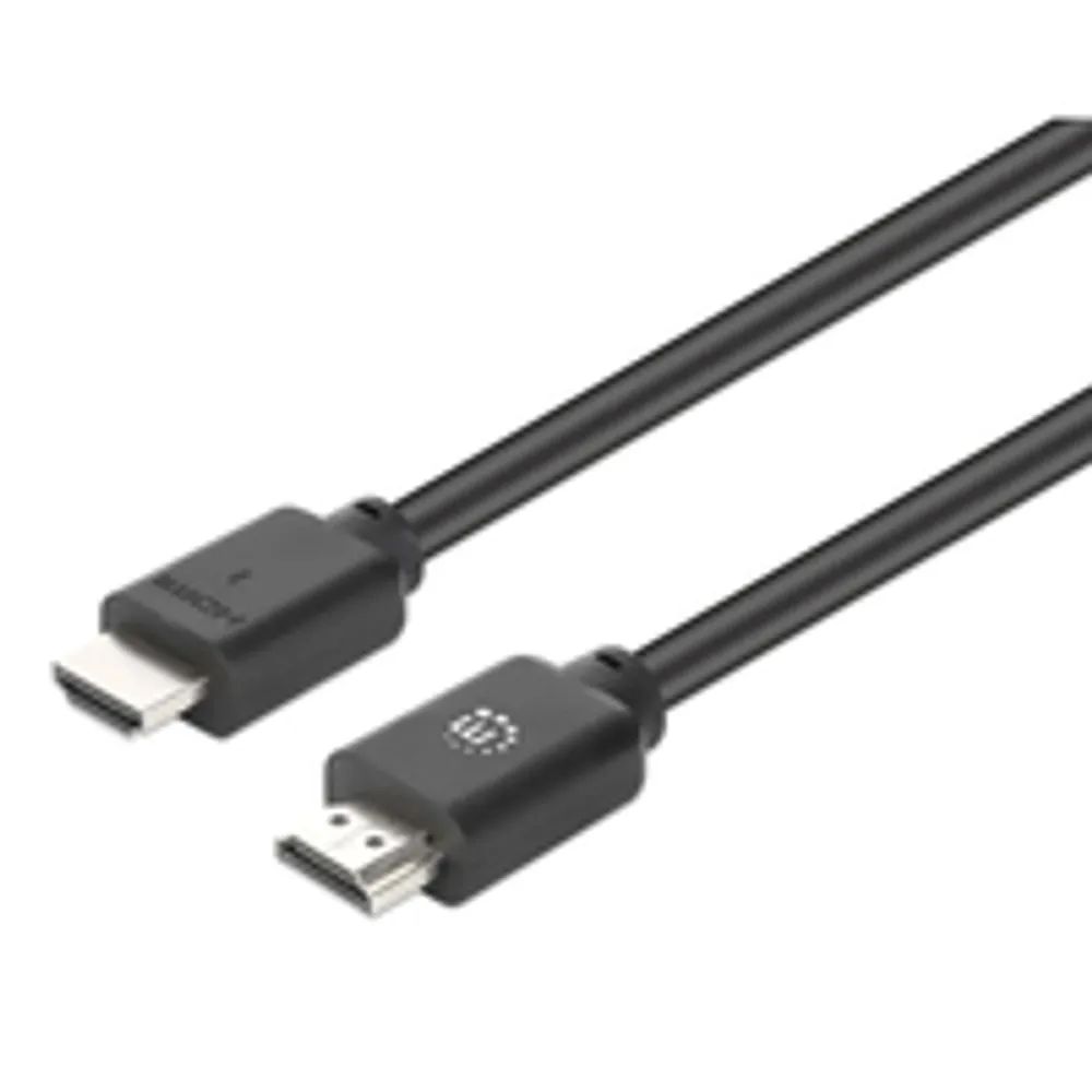 Manhattan 4K60 HDMI 2.0 Kabel 18 Gbit/s schwarz - Kabel - Digital/Display/Video