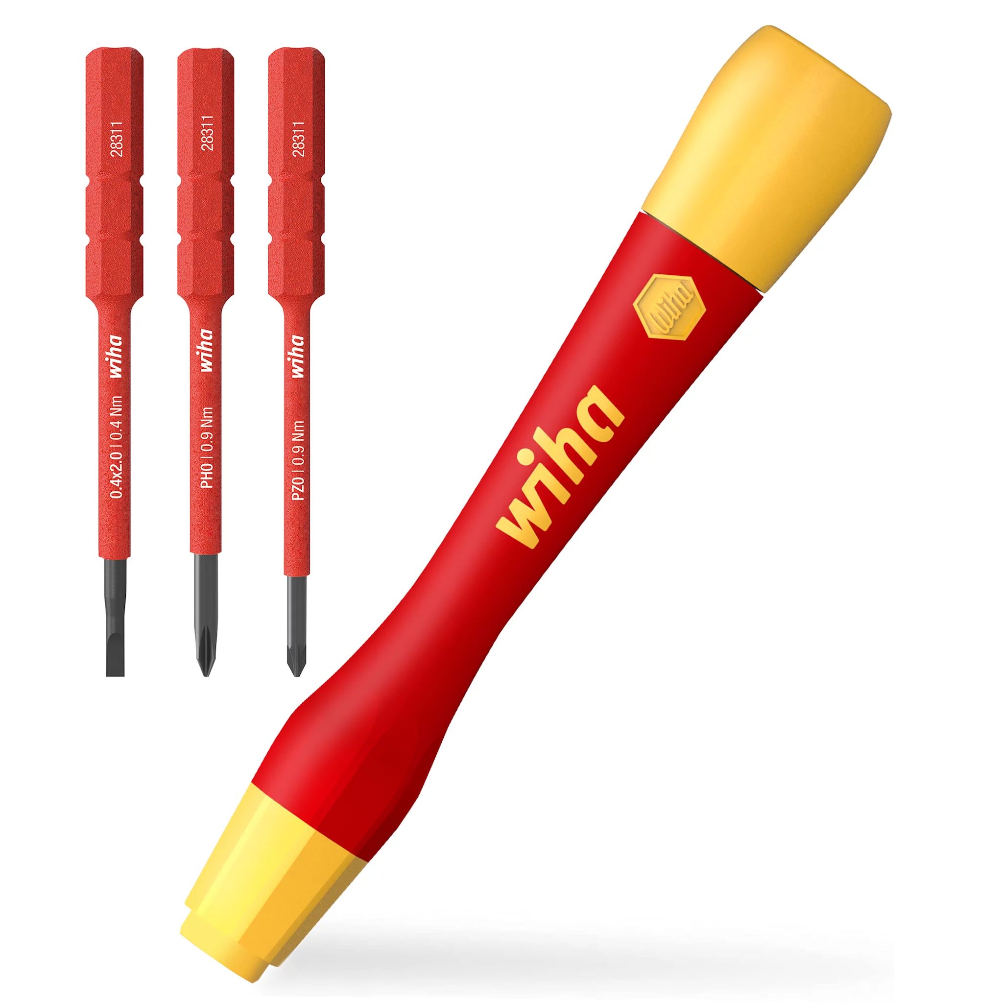 Wiha Feinschraubendreher Set PicoFinish® slimVario® electric 4-tlg. mit slimBits