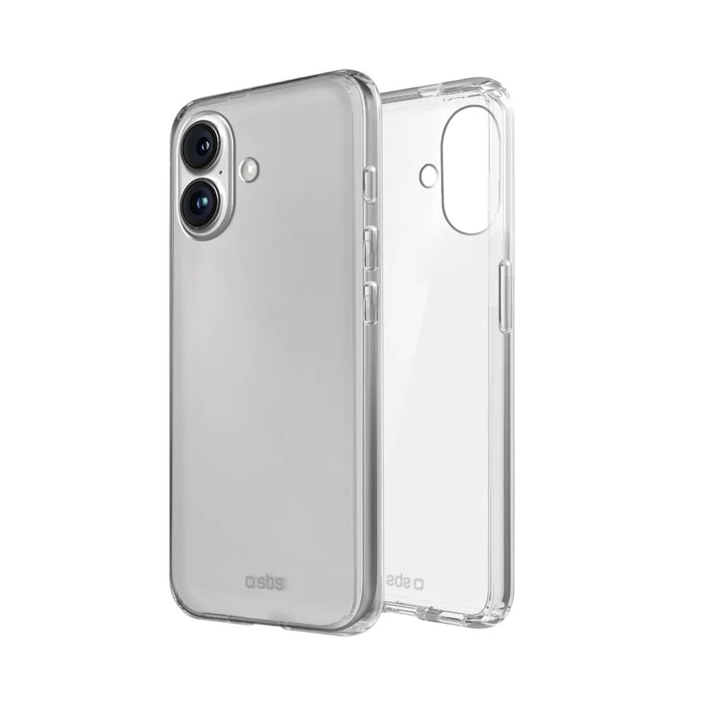 SBS SKINNY Cover für iPhone 16 PLUS, transparent