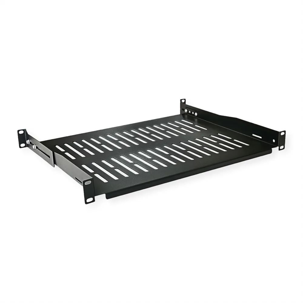 VALUE 19-Zoll-Geräteträger, 485 x 350mm, max. 25kg, schwarz