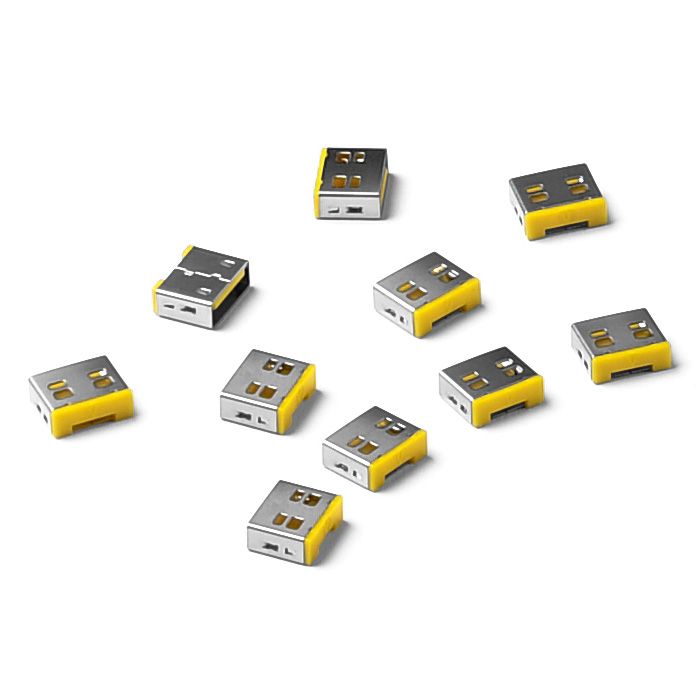Smart Keeper Basic"USB-A Port" Blocker gelb 10 Stk. - Digital/Daten