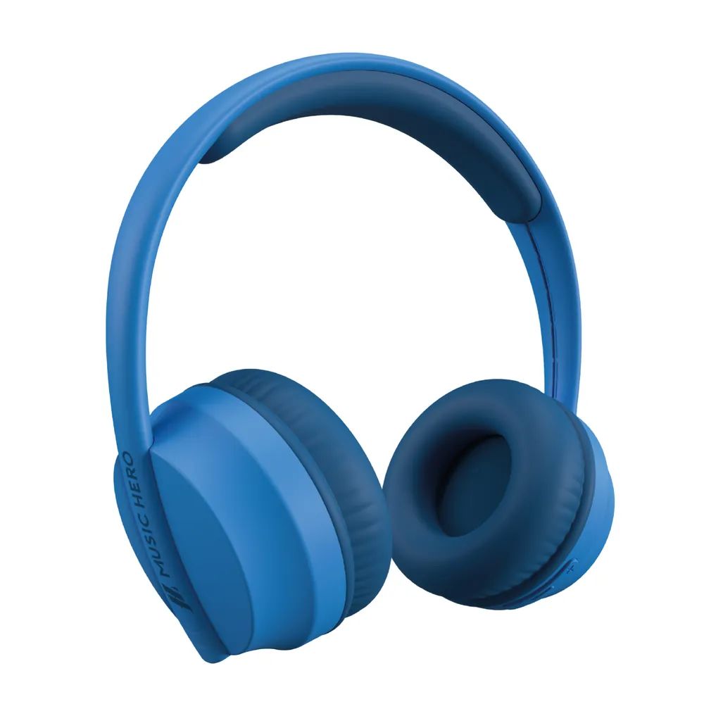 MUSIC HERO FLOXY 2.0 Bluetooth Stereo On-Ear Headset, 20 Std. Akkulaufzeit blau