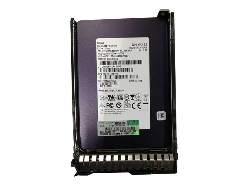 HPE SSD - Mixed Use - 480 GB - Hot-Swap - 2.5" SFF (6.4 cm SFF)