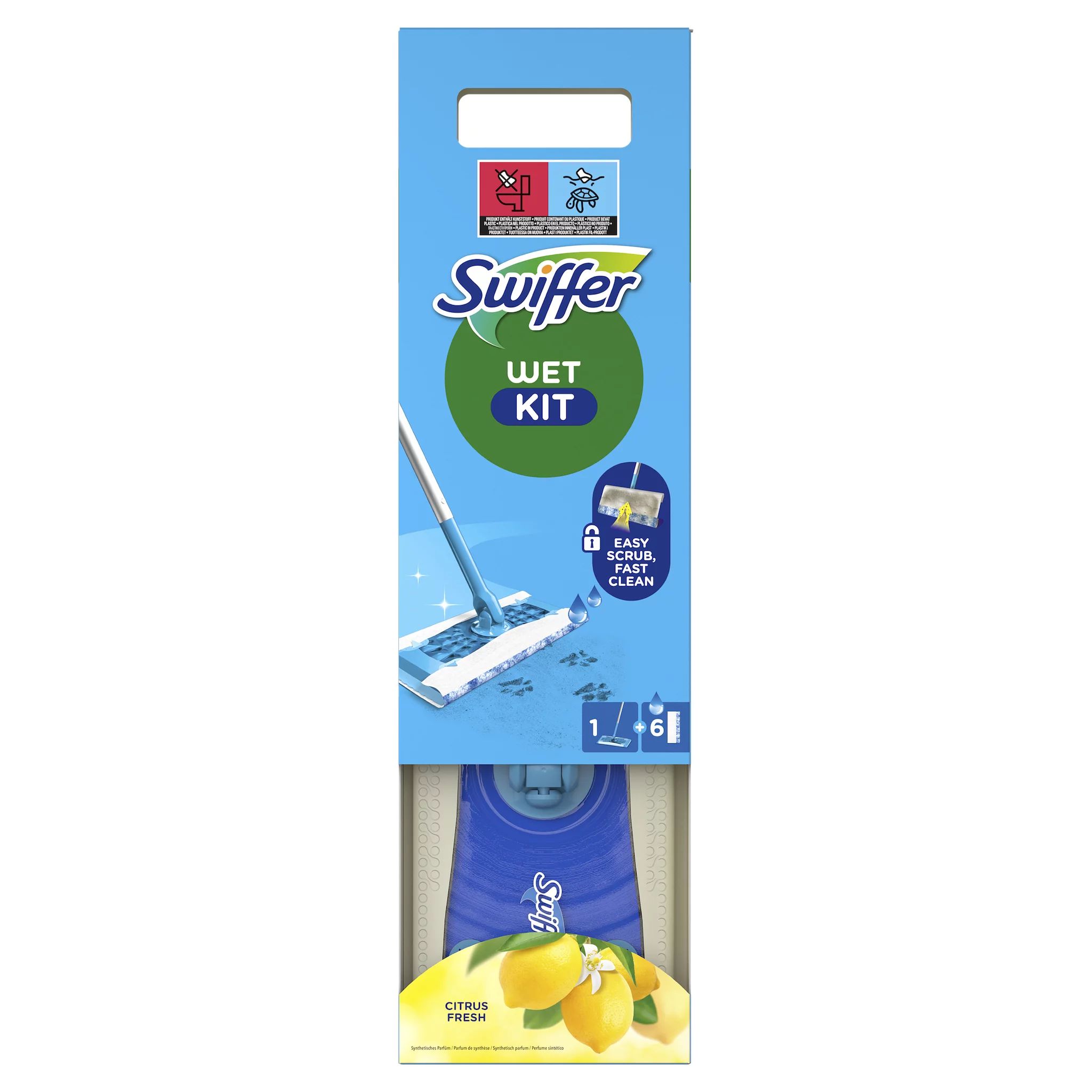 Swiffer Boden Starterset Blue
