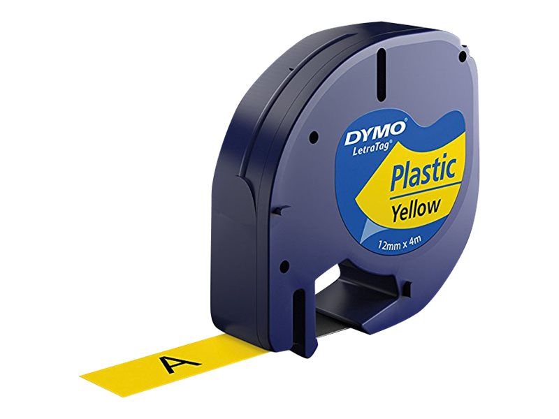 Dymo LetraTAG Starter Pack - Weiß, Silber, Gelb - Rolle (1,2 cm x 4 m)