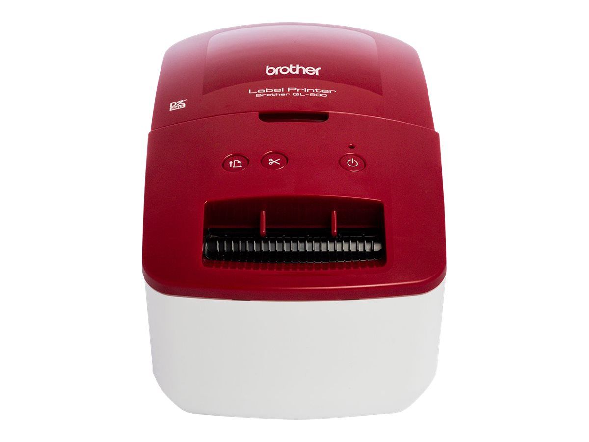 Brother QL-600R - Etikettendrucker - Thermodirekt - Rolle (6,2 cm)