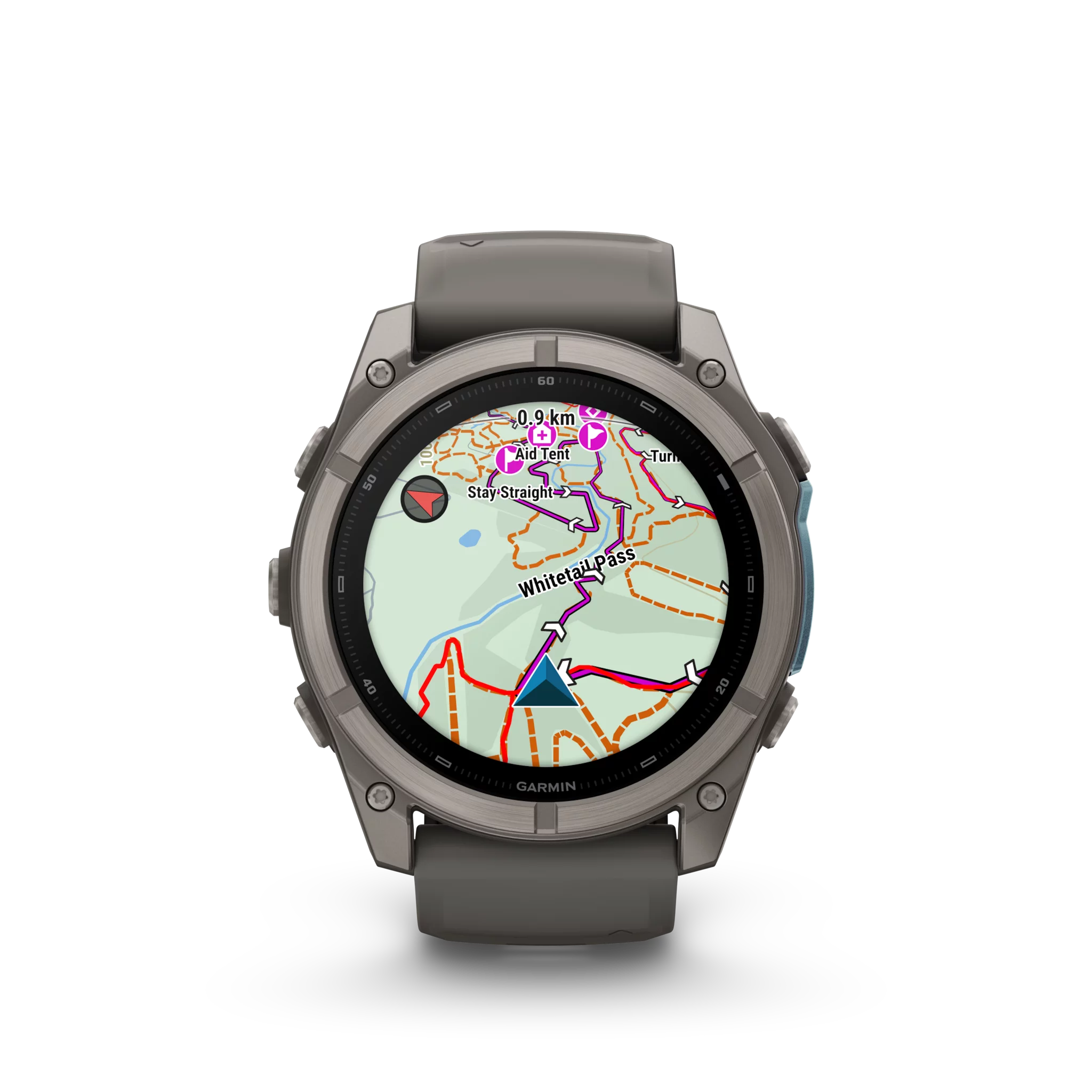Garmin fēnix 9, 51mm Kieselgrau/Titan