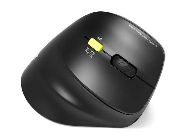 PORT Designs PORT Connect Professional ERGO SHAPE - Maus - wiederaufladbar - Für Rechtshänder - optisch - 5 Tasten - kabellos - 2.4 GHz, Bluetooth - kabelloser Empfänger (USB)