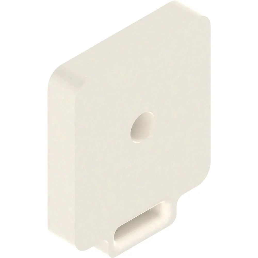 BLUM Distanzteile Innenschubkasten-Teilauszug 4 mm ohne Dübel, KS cremeweiß