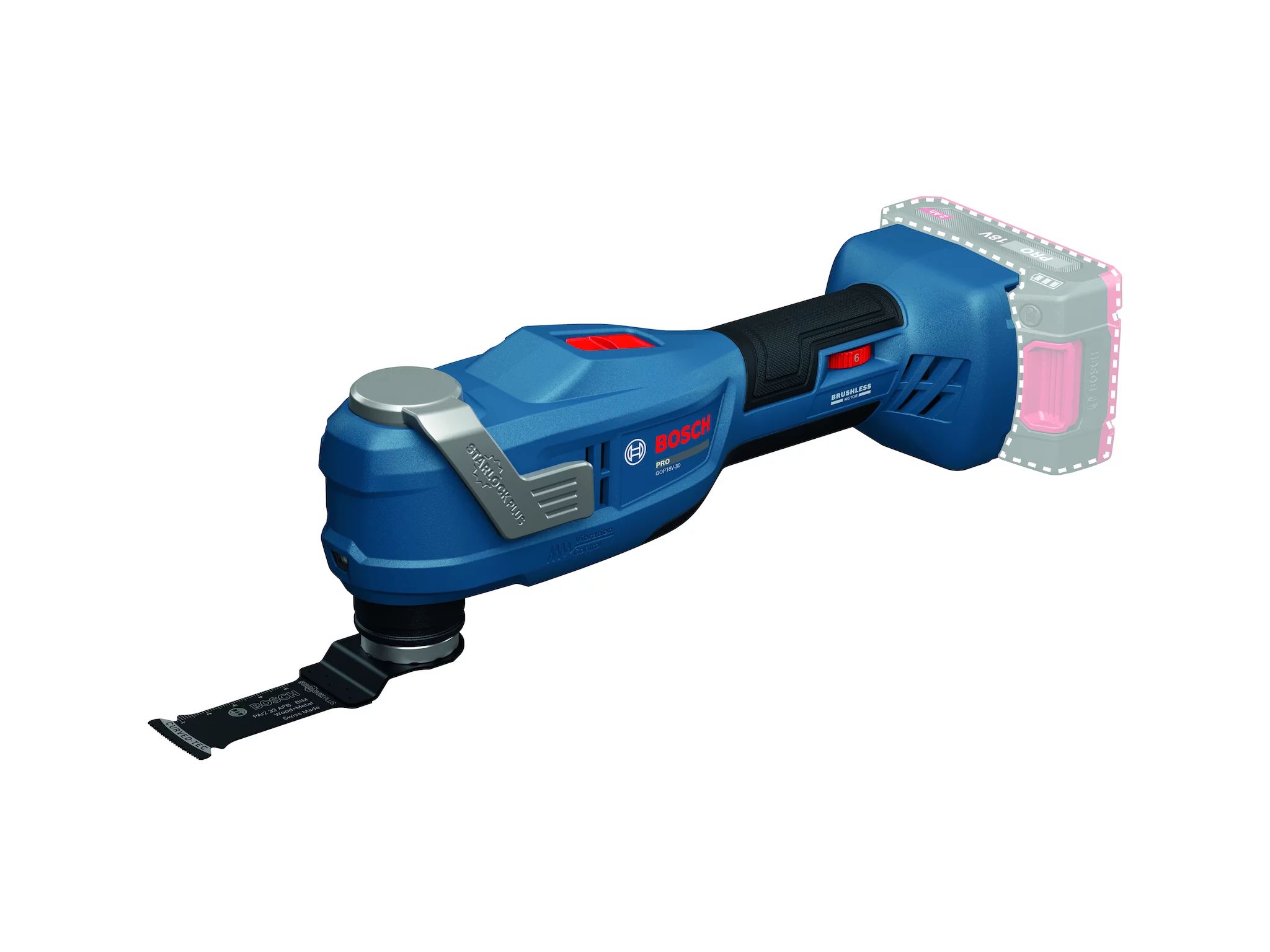 Bosch GOP18V-30 Akku-Multifunktionswerkzeug solo