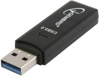Gembird UHB-CR3-01 - Kartenleser (microSD, SD, microSDHC, microSDXC, MMC, RS-MMC, SDHC, SDXC, TransFlash)