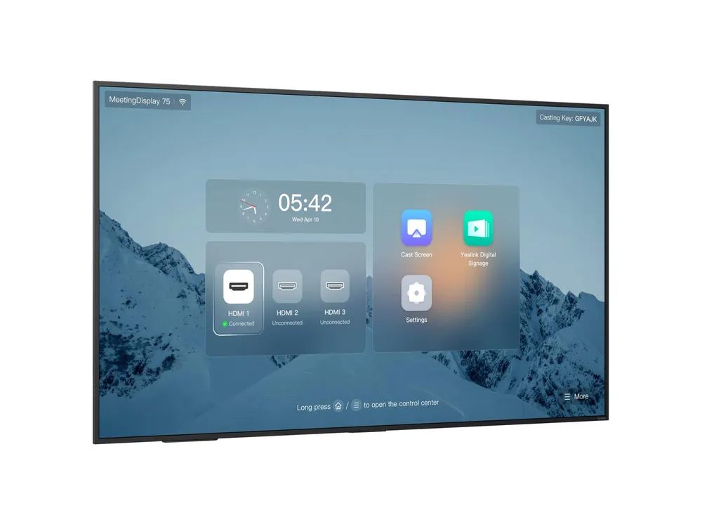 Yealink MeetingBoard 75 - 190 cm (75") Diagonalklasse LCD-Display mit LED-Hintergrundbeleuchtung - interaktiv - 4K UHD (2160p)