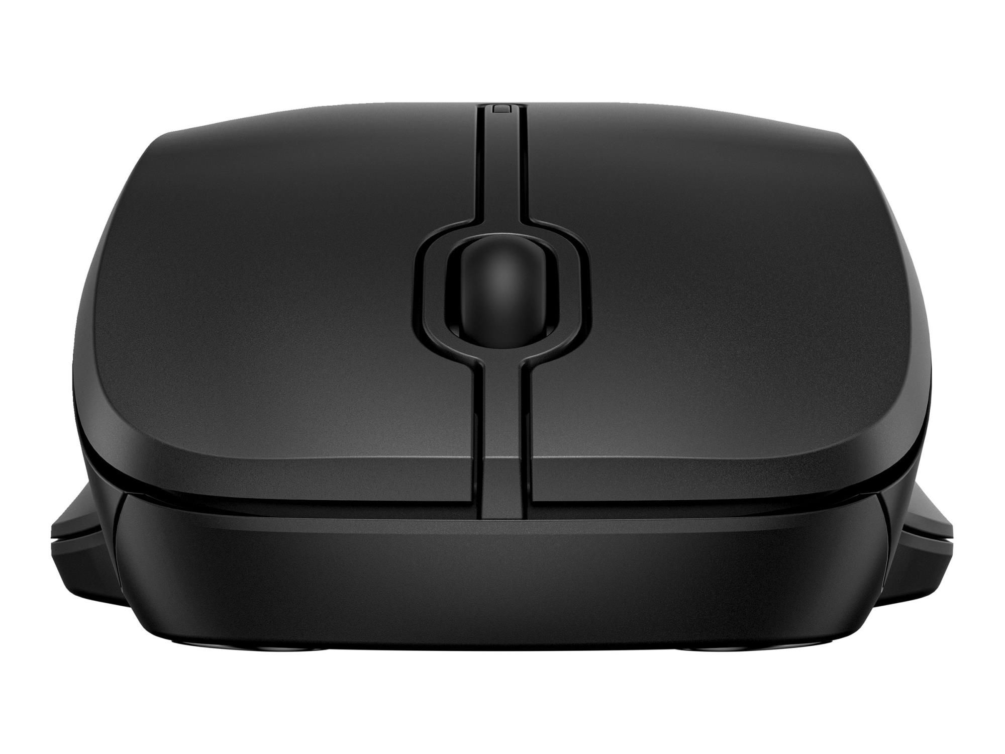 HP 255 - Maus - 3 Tasten - kabellos - 2.4 GHz, Bluetooth - kabelloser Empfänger (USB)