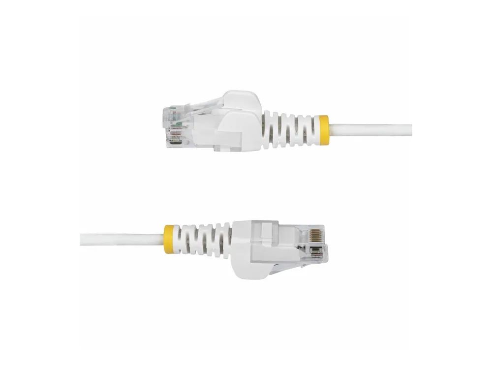 StarTech.com 1.5m White Slim CAT6 Ethernet Cable, Snagless, 28AWG, LSZH - Patch-Kabel - RJ-45 (M)