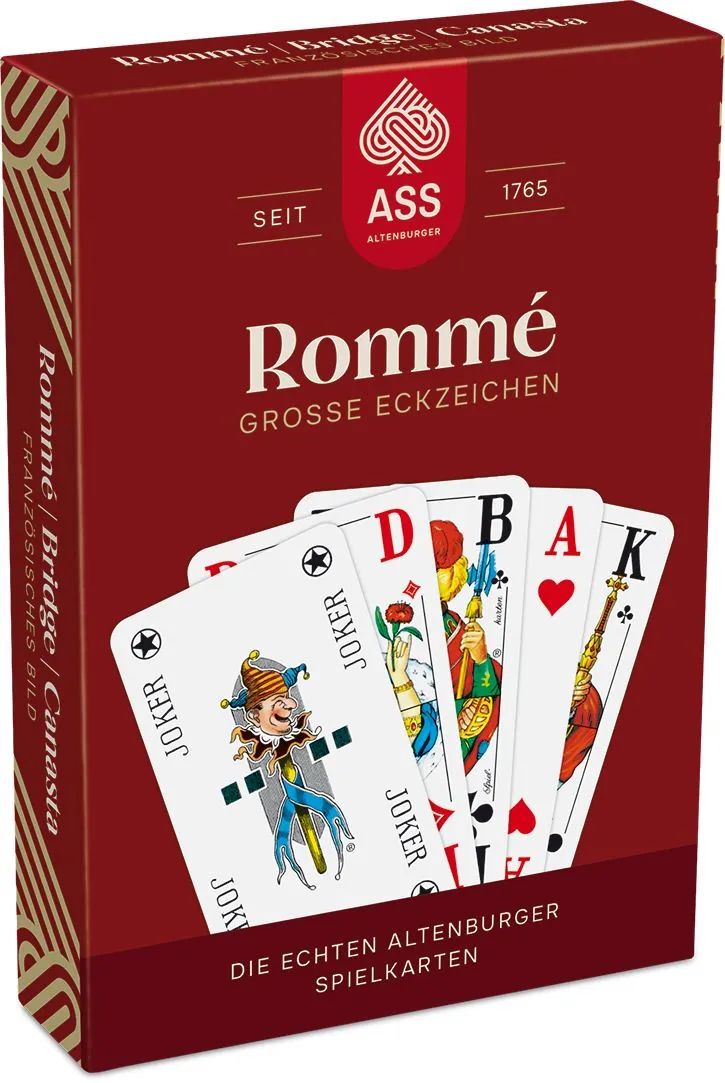 Cartamundi Deutschland GmbH Rommé große Eckzeichen franz. Bild