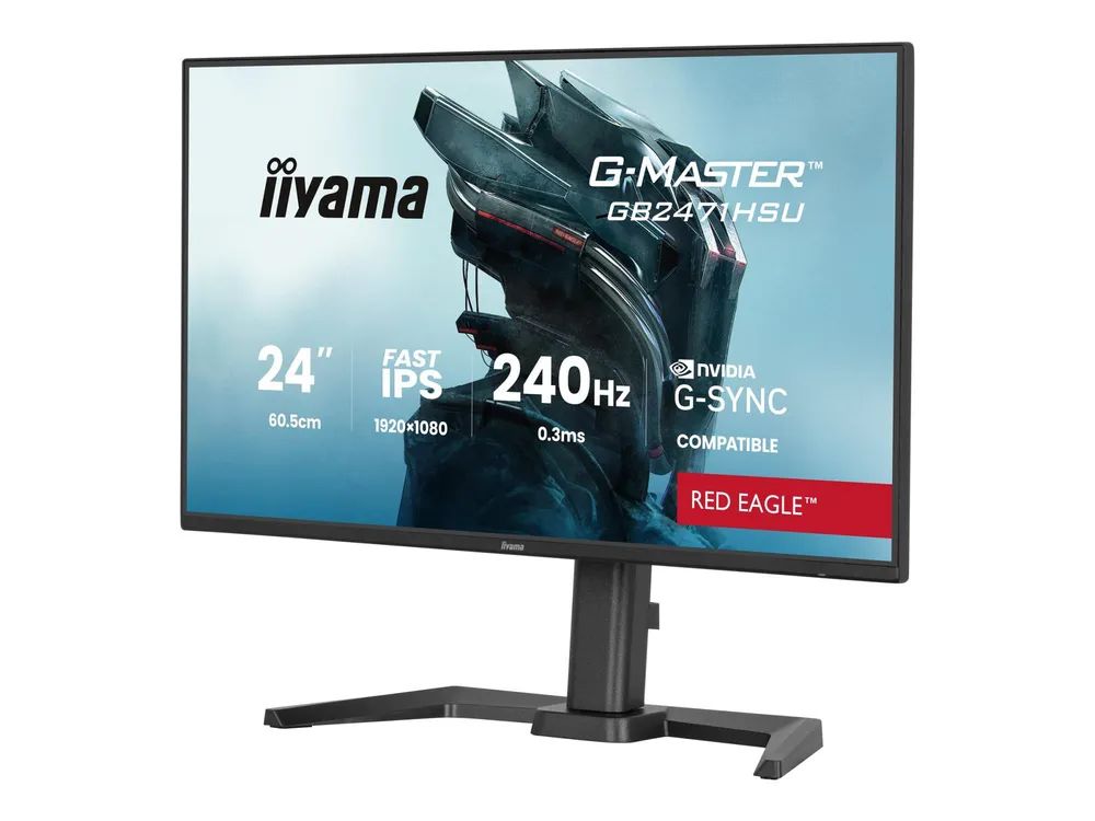 Iiyama G-Master GB2471HSU-B1 24" Fast-IP - Flachbildschirm (TFT/LCD) - 24"