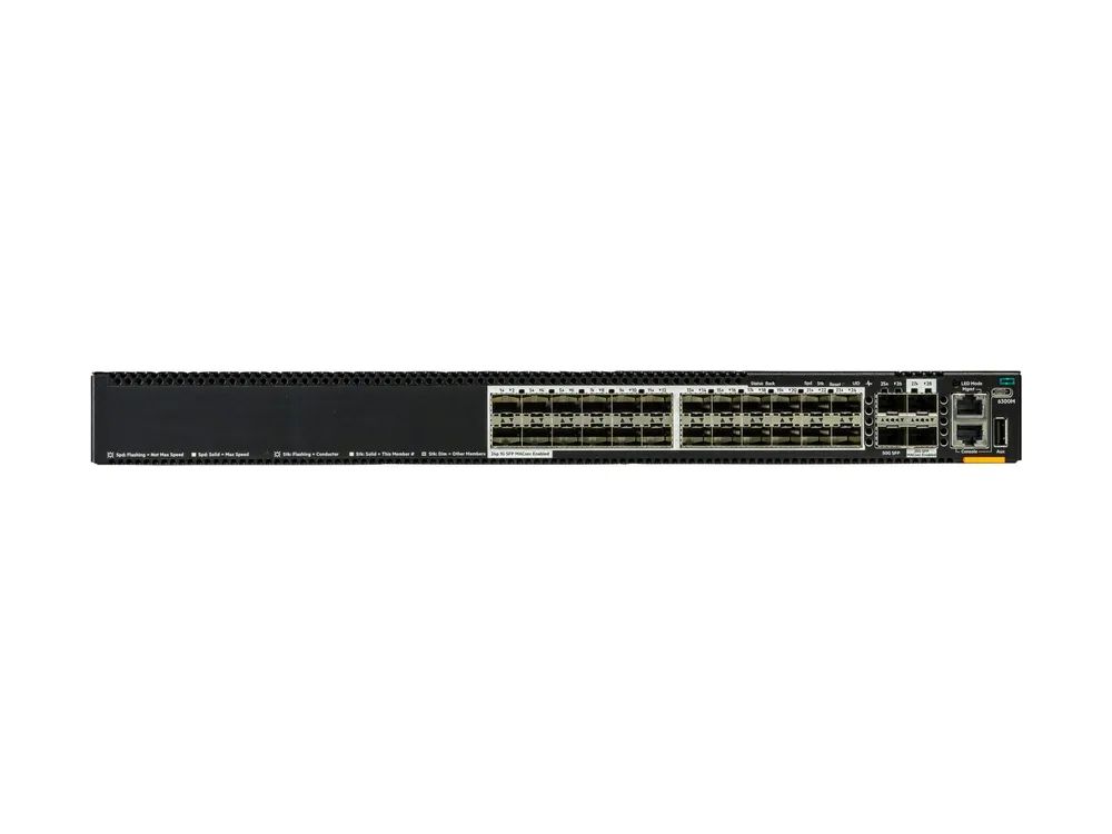 HPE Aruba Networking CX 6300M 24p SFP 1G 2p SFP56 50G 2p SFP28 25G MACsec Switch - Switch - L3 - managed - 24 x Gigabit SFP + 2 x 10 Gigabit / 25 Gigabit SFP + 2 x 10 Gigabit / 25 Gigabit / 50 Gigabit SFP (Uplink / Stacking)