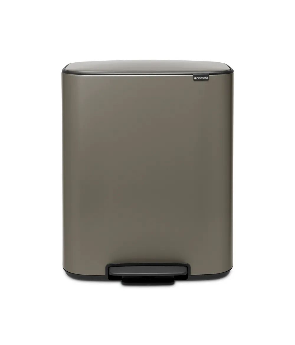 Brabantia Bo Treteimer, 2 x 30L - Platinum