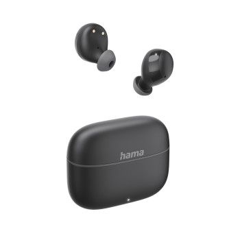 Hama Bluetooth®-Kopfhörer "Freedom Buddy II", TWS, Earbuds, Sprachsteuerung, SW
