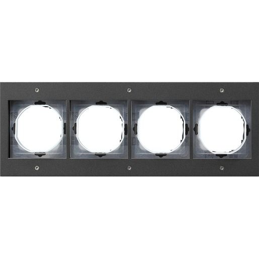 Gira ABDECKRAHMEN 4FACH / GIRA 021467 ANTHR. TX 44 021467