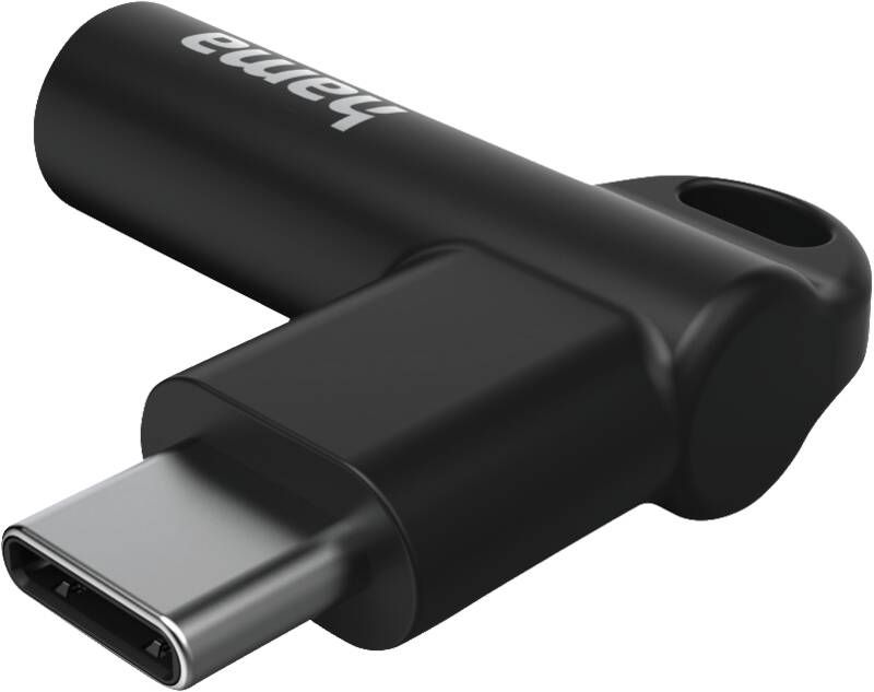 Hama 201701 USB-C-3,5mm-Audiobuchse, 90