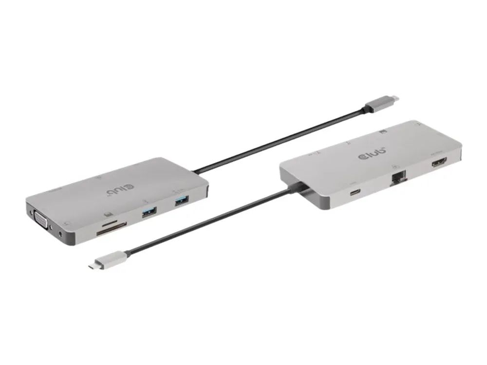 Club 3D USB Gen1 Type-C 9-in-1 hub - Dockingstation
