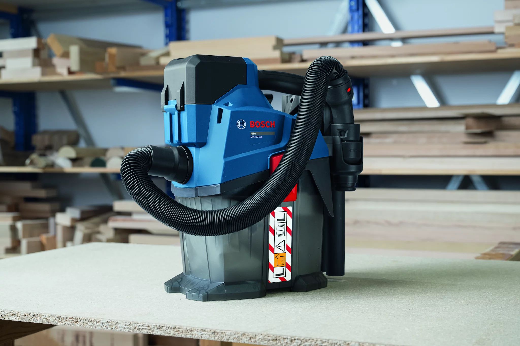 Bosch GAS18V-6LS Akku-Staubsauger inkl. Zubehör