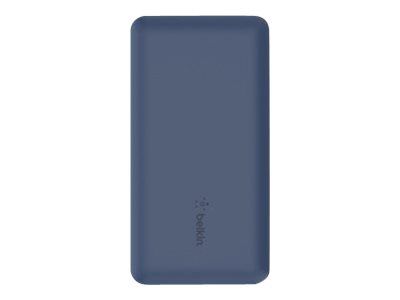 Belkin BoostCharge - Powerbank - 10000 mAh - 18 Watt - 3 Ausgabeanschlussstellen (24 pin USB-C, 2 x USB)