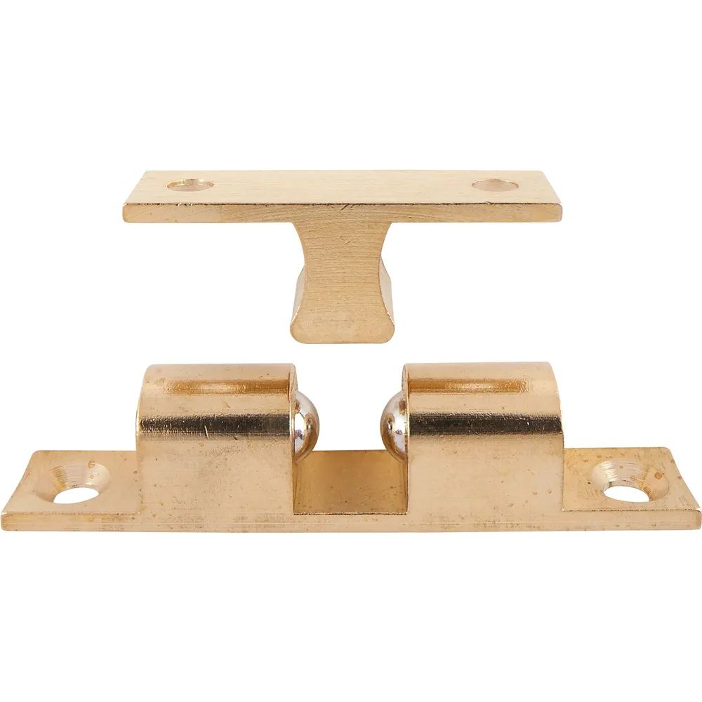 Schachermayer VVP SECOTEC Doppelkugelschnapper 13 x 69 mm Messing massiv SB-1