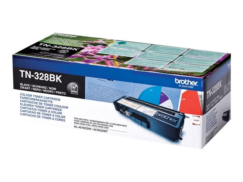 Brother TN328BK - Schwarz - original - Tonerpatrone