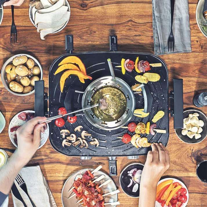 Gastroback Raclette Fondue Set Family and Friends