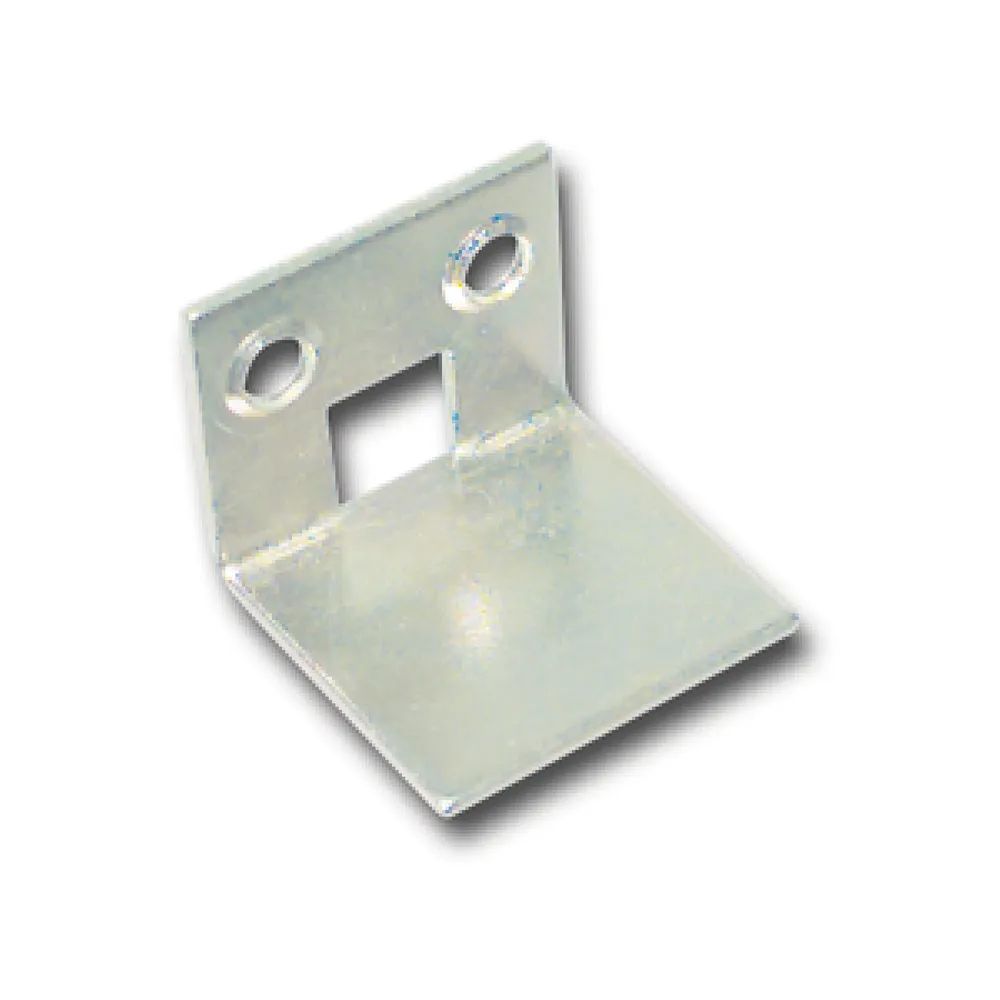Hilber Beschläge GesmbH Beschläge unde Metallwarenerzeugung Schließblech für Einlegstangen gekröpft, 21 x 25 mm, Stahl verzinkt