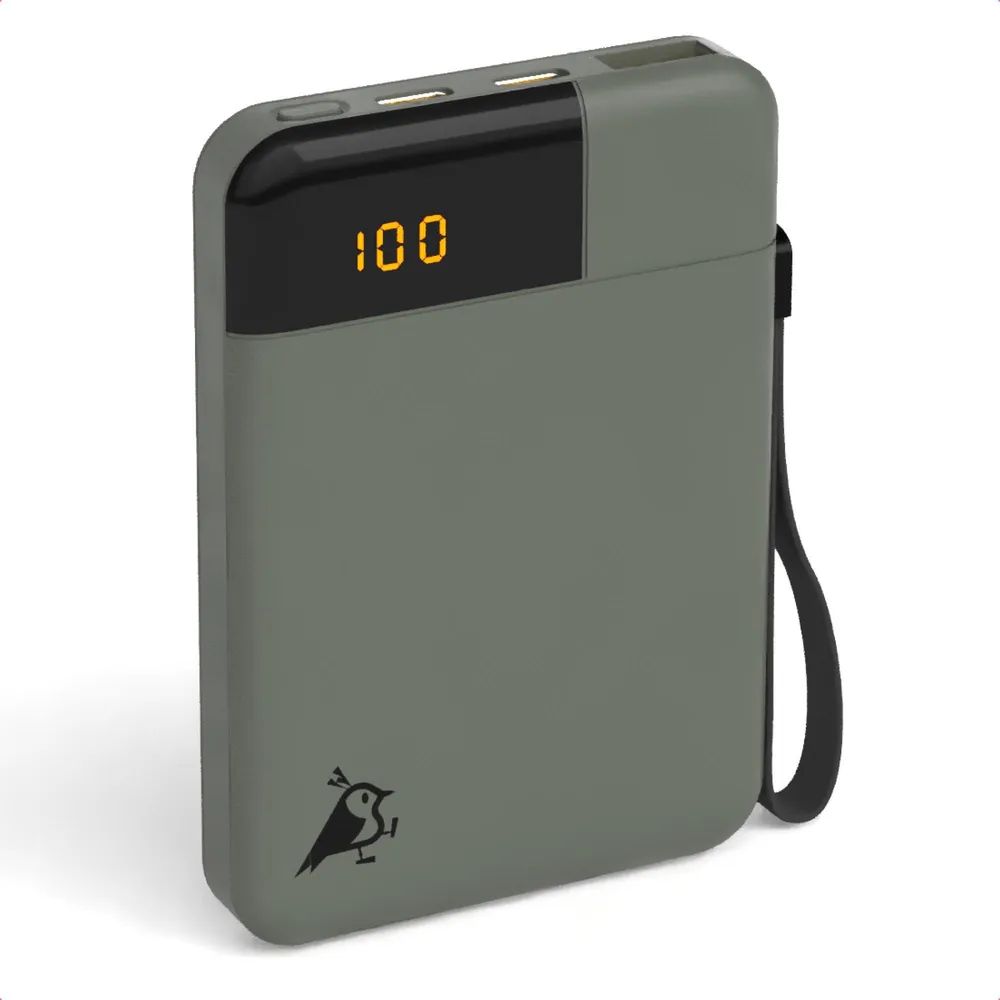 Aqiila Powerbird B5 Powerbank 12W green 5.000 mAh
