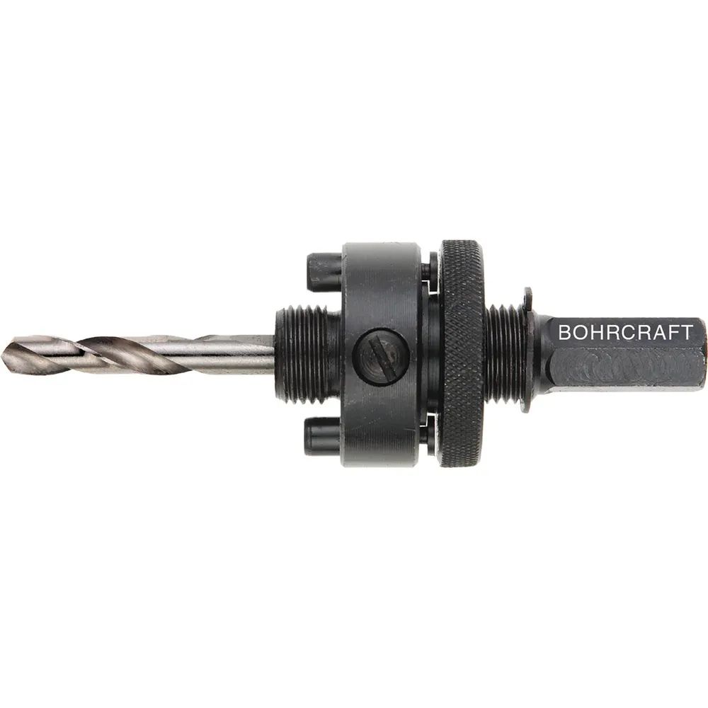 BOHRCRAFT Lochsägenschaft AS3 m. Zentrierbohrer f. Lochsäge 32-210 mm
