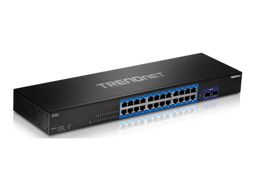 TRENDnet TEG 30262 - Switch - 24 x 10/100/1000 + 2 x 10 Gigabit SFP+