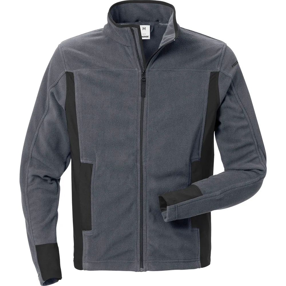 FRISTADS Fleecejacke 4003 MFL grau/schwarz M